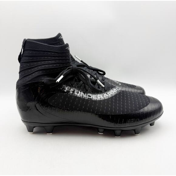 Under Armour Men\'s Highlight MC 2.0 High Top Football Cleats Size 9.5 Black NWOB main image 10
